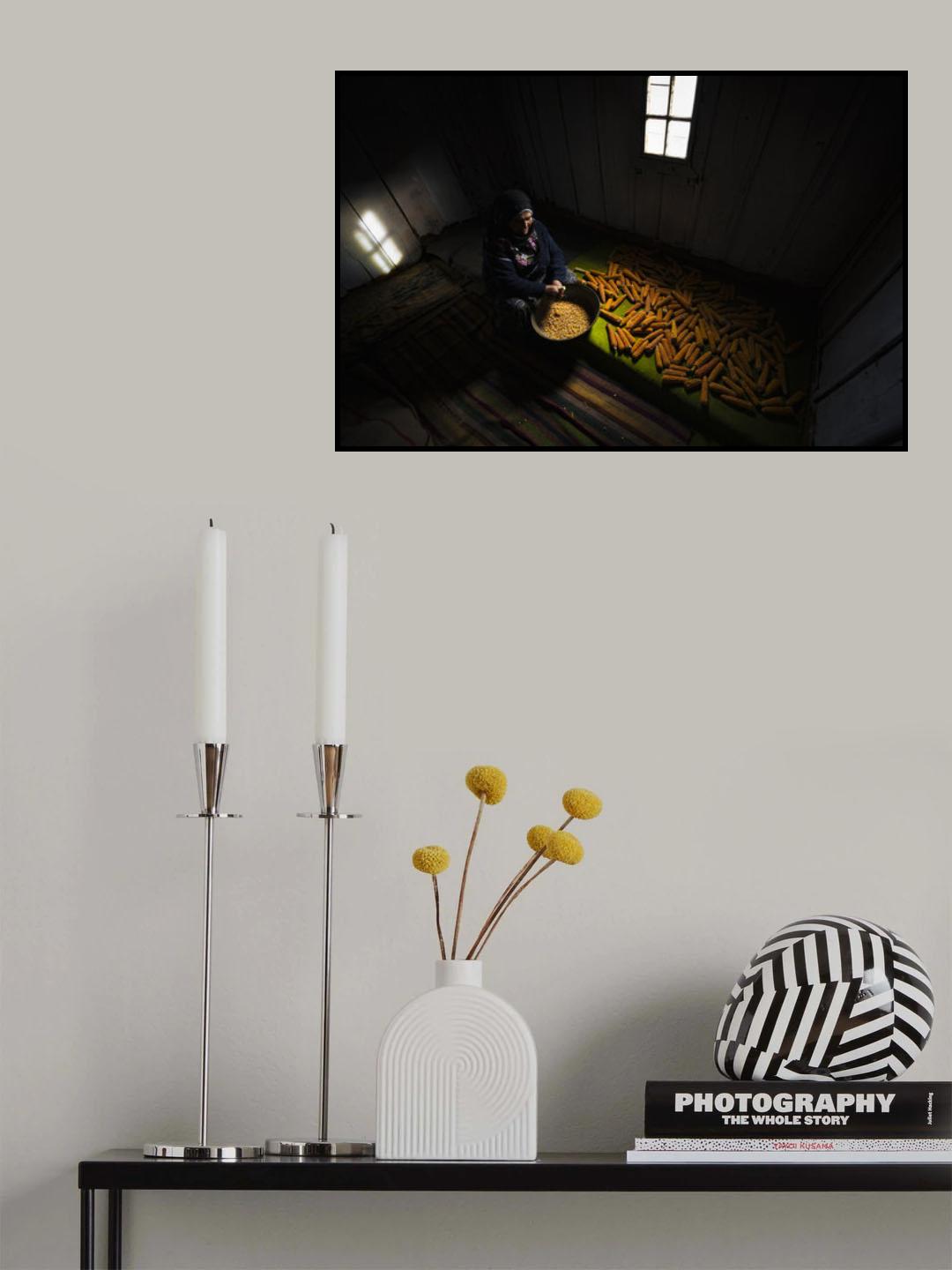 Corner of Corn Poster och Canvastavla