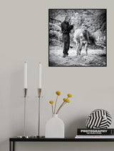 Vova and his donkey Poster och Canvastavla