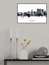 Scunthorpe England Skyline Poster och Canvastavla