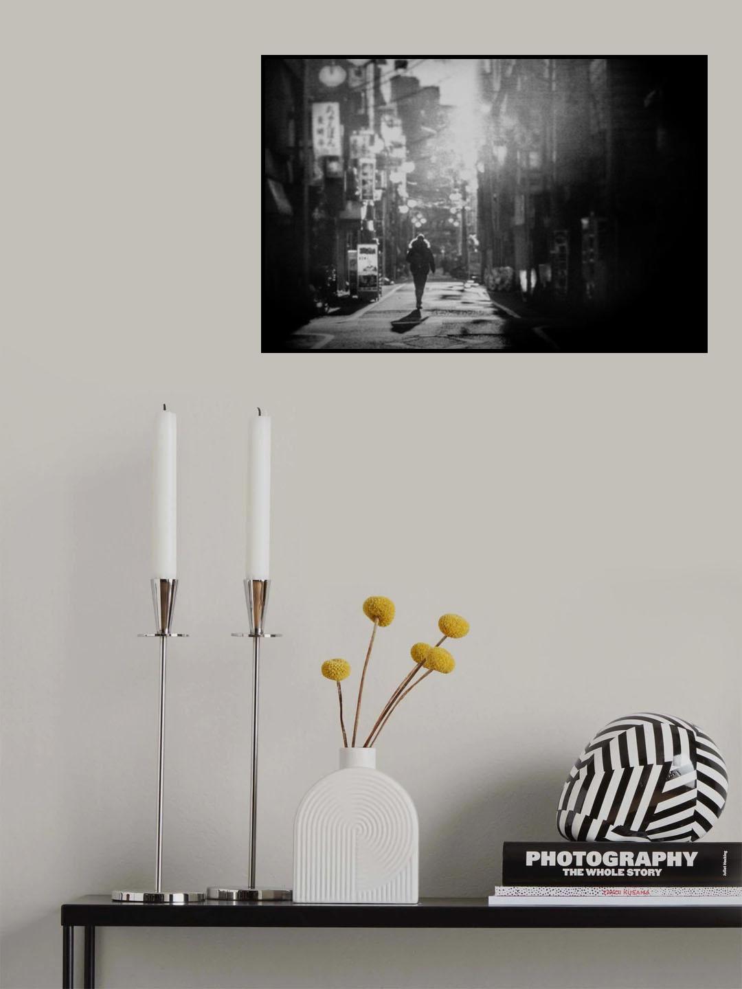 street , morning... Poster och Canvastavla