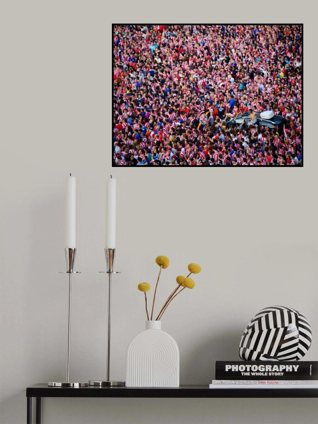 Atletico Madrid Fans Poster och Canvastavla