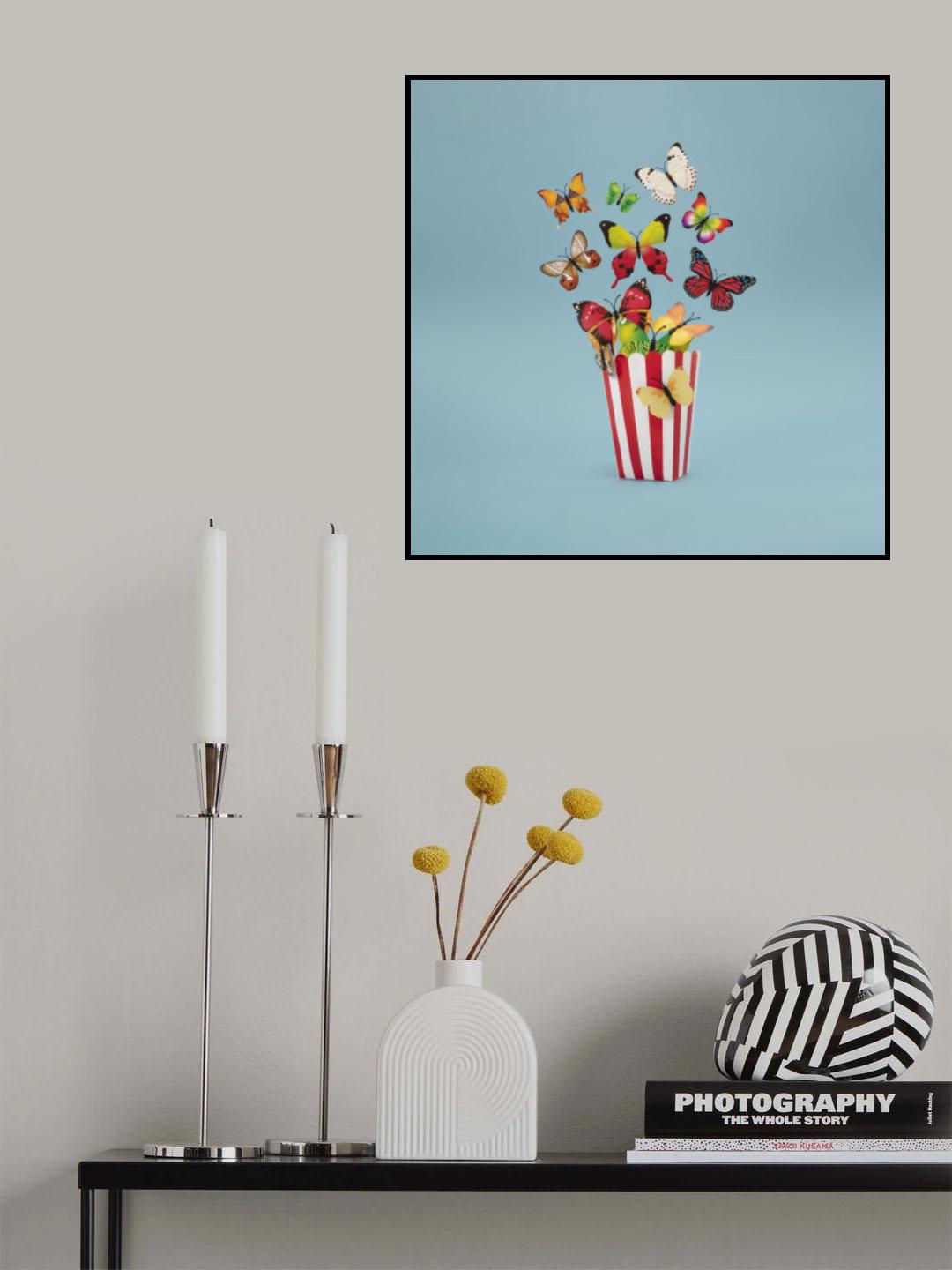 Popflies Wide Poster och Canvastavla