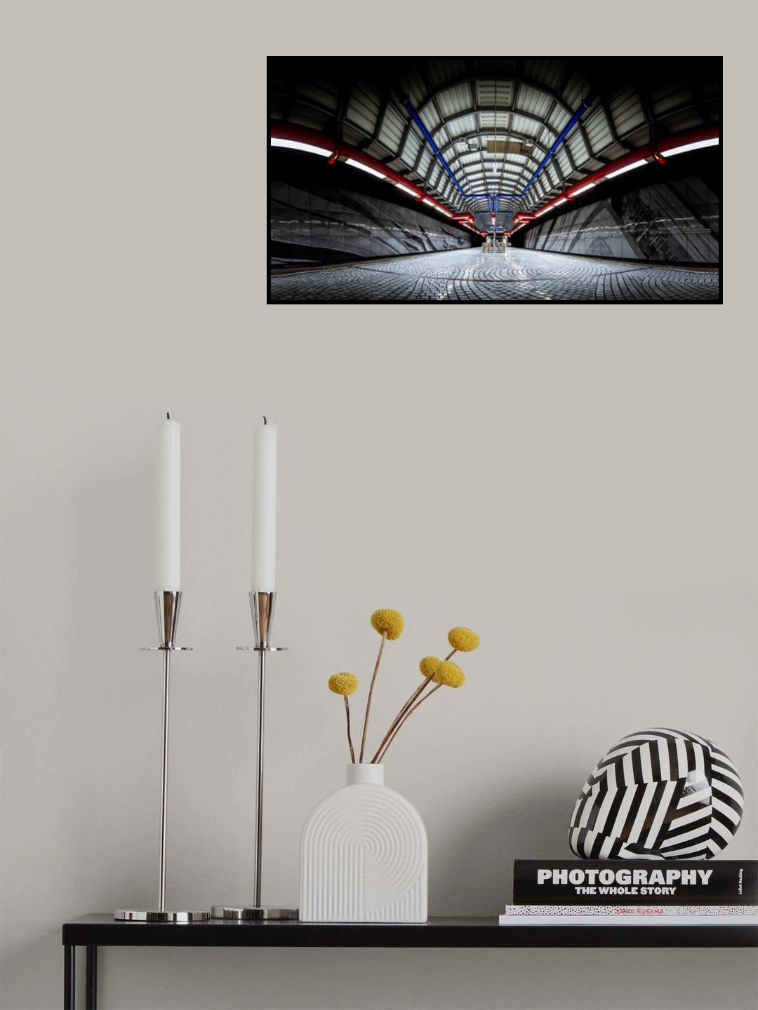 ... metro station Poster och Canvastavla