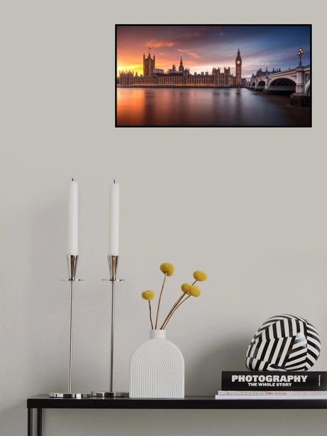 London Palace of Westminster Sunset Poster och Canvastavla