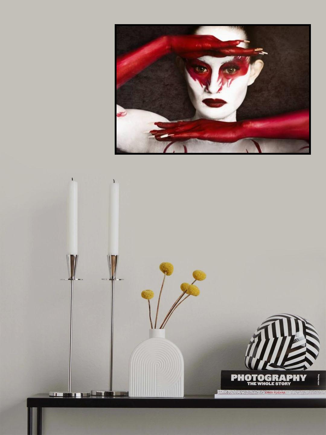 Ashley Tan - Body paint Poster och Canvastavla