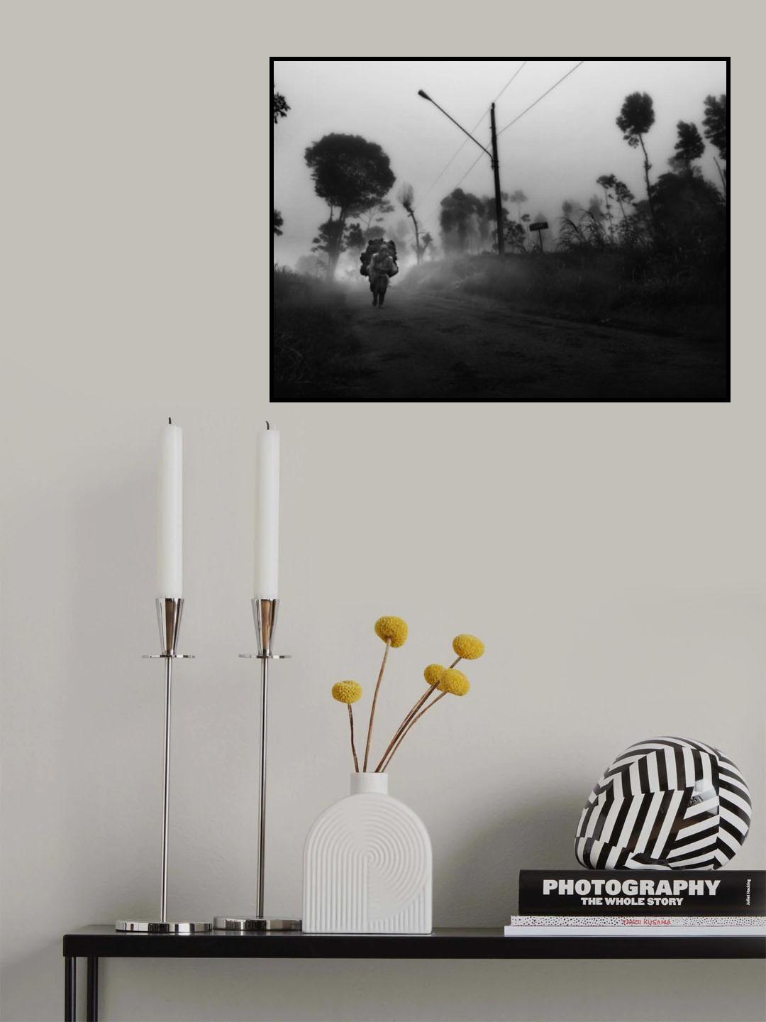 Early morning at Gancik Hill Poster och Canvastavla