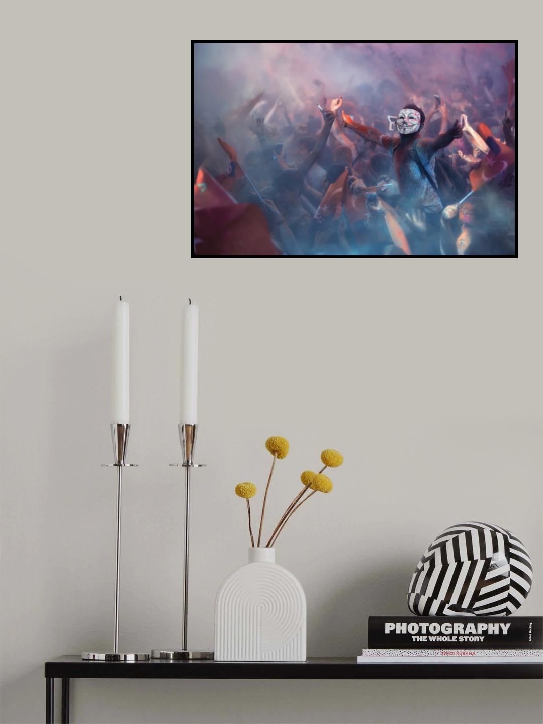 beyaz Poster och Canvastavla