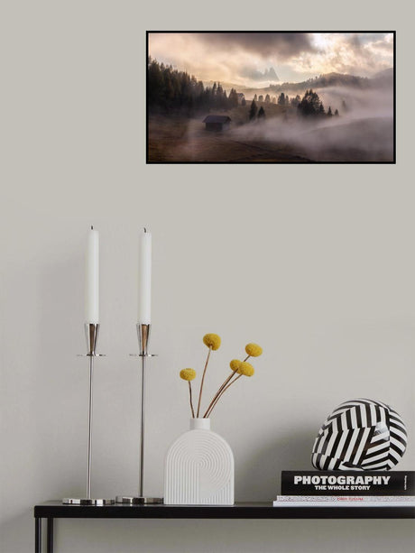 Fields of Fire on The Seiser Alm. Poster och Canvastavla