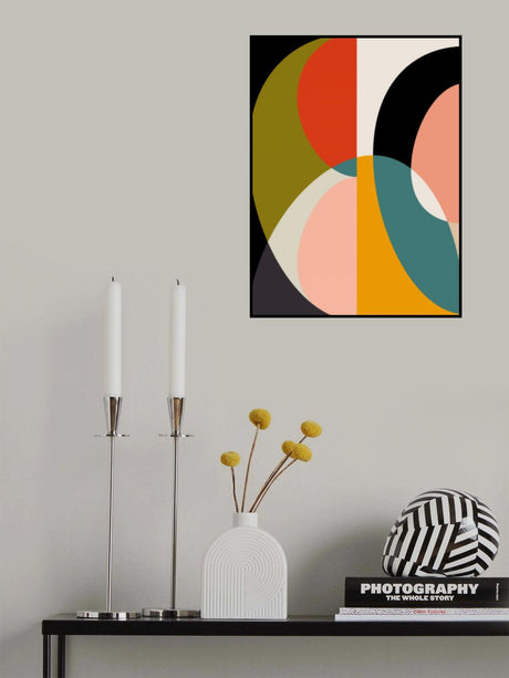 Mid Century Pastel 11 Poster och Canvastavla