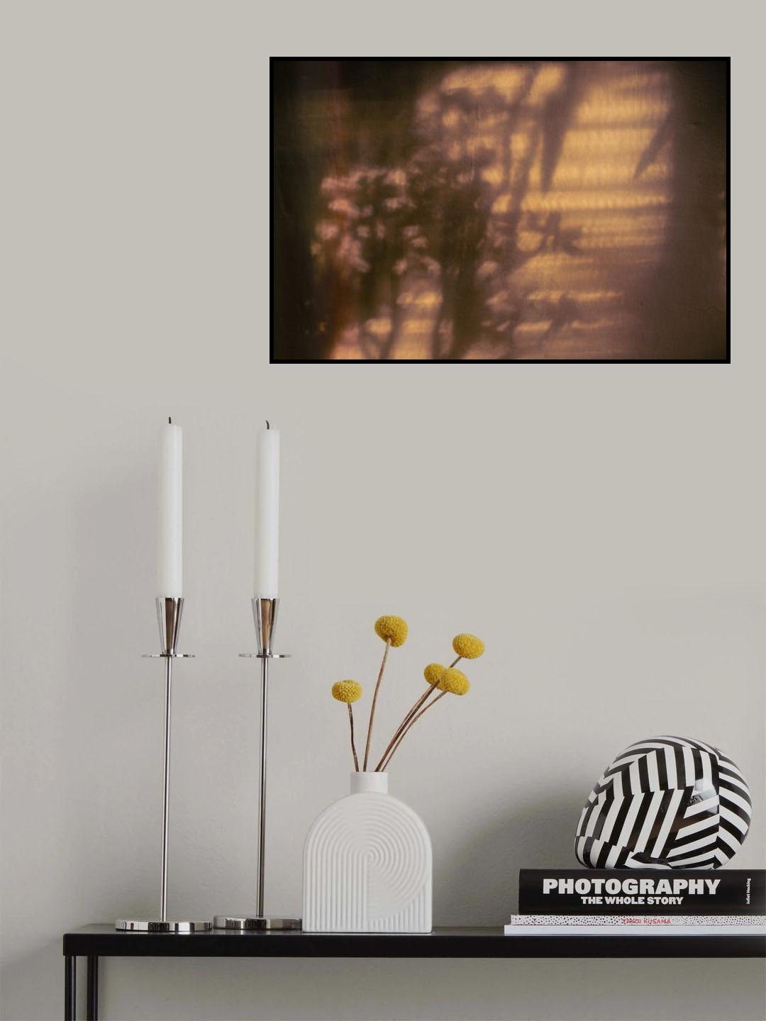 Wall with Shadows Poster och Canvastavla