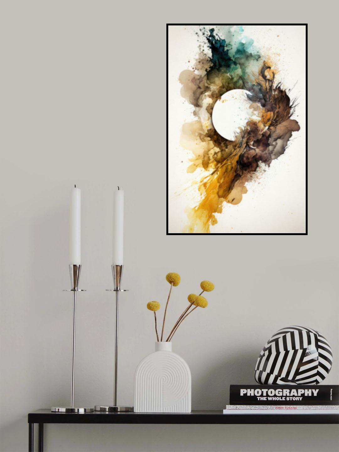 Sunburst in Autumn Poster och Canvastavla