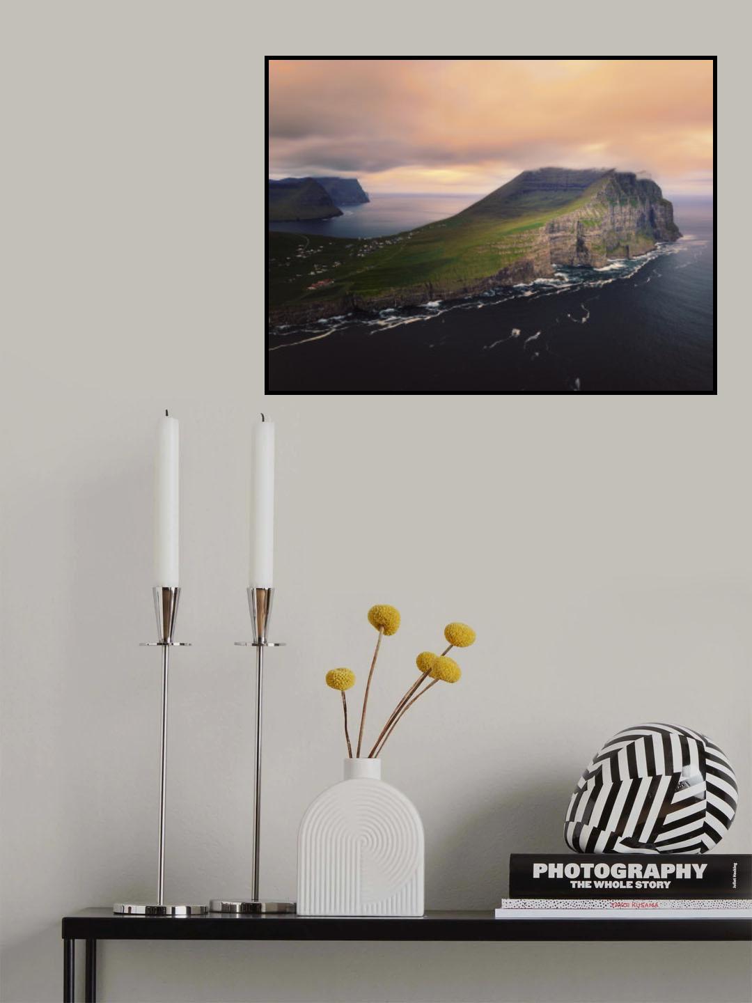 Viðareiði Faroe Islands Poster och Canvastavla