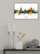 Krakow Poland Skyline Poster och Canvastavla