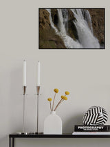 beautiful waterfall in the nature Poster och Canvastavla