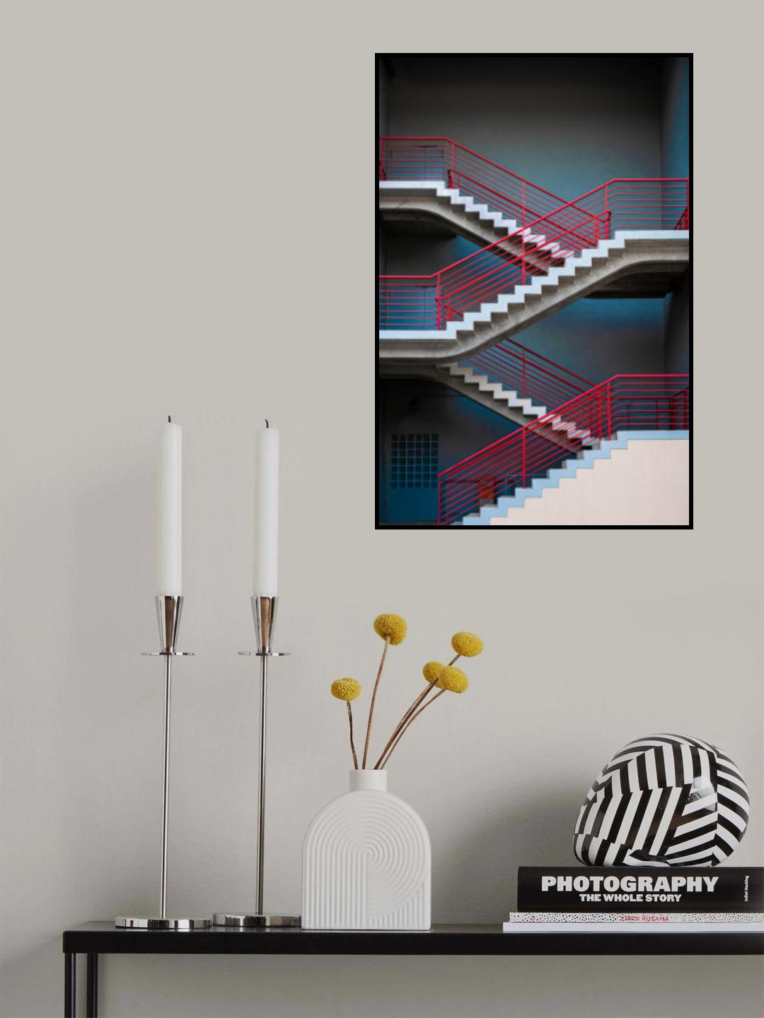 Stairways Poster och Canvastavla