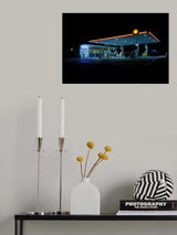Busy Petrol station Poster och Canvastavla