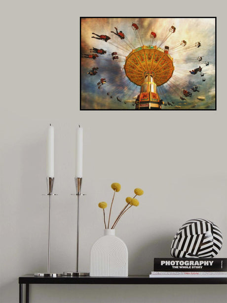 Wellenflug / Wave flight Poster och Canvastavla