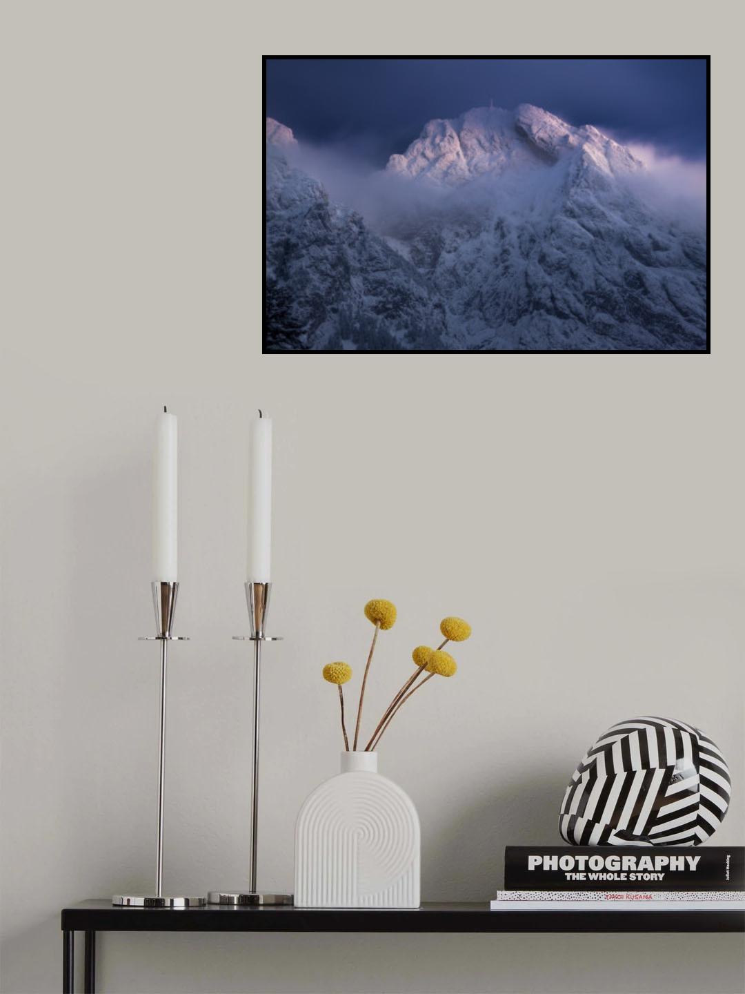 Misty Mountain Poster och Canvastavla