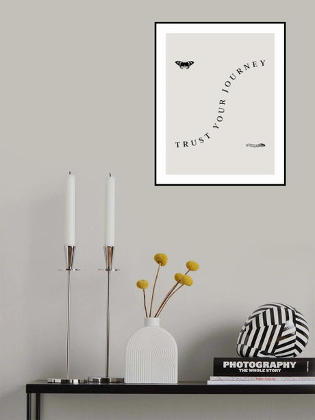 Trust Your Journey Poster och Canvastavla