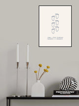 Small Steps Poster och Canvastavla