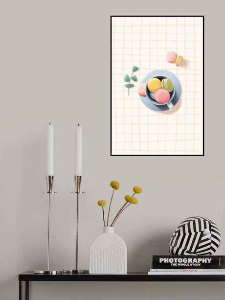 Colourful Macarons Home Poster och Canvastavla