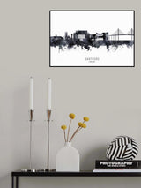 Dartford England Skyline Poster och Canvastavla