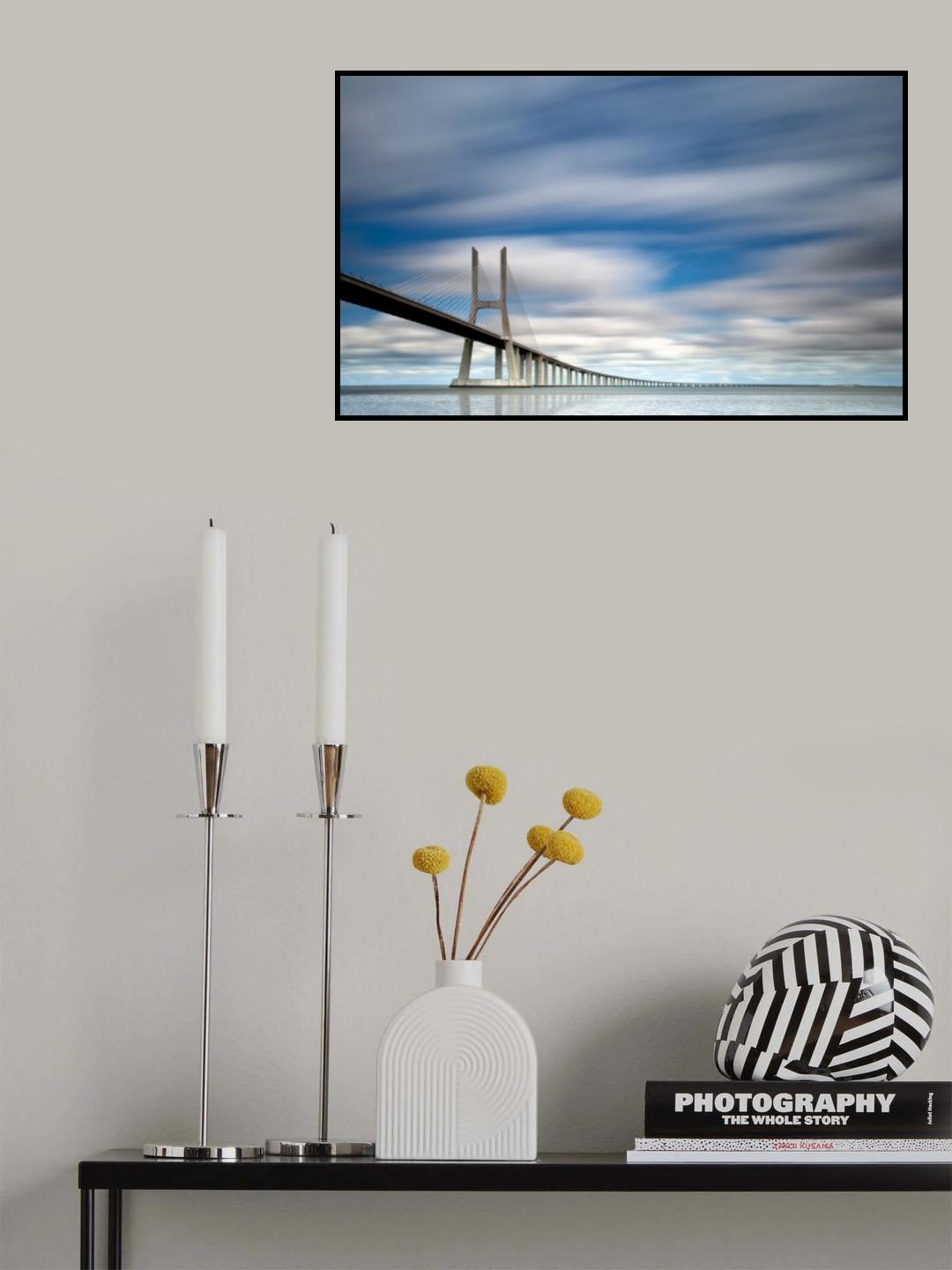 in BLUE Poster och Canvastavla