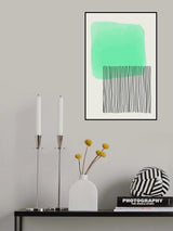 Light Green Abstract #4 Poster och Canvastavla