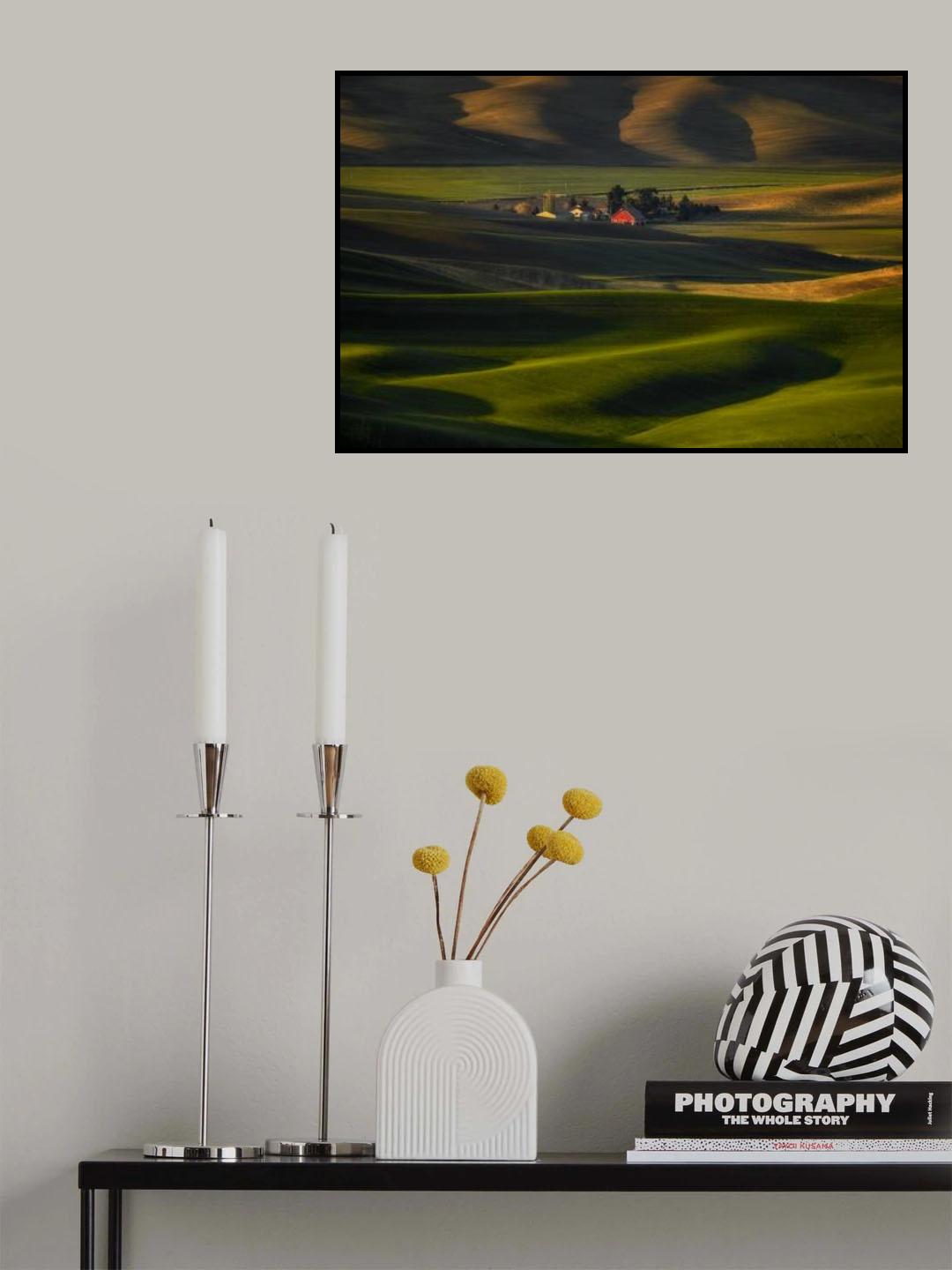 Spring Arrives in the Wheatfield Poster och Canvastavla