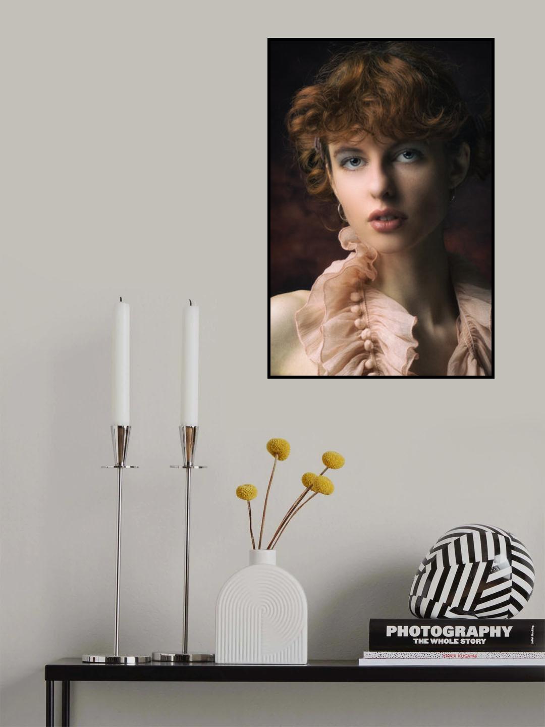 portrait of a young woman Poster och Canvastavla