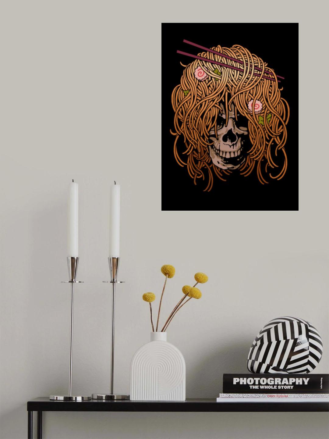 RAMEN SKULL Poster och Canvastavla