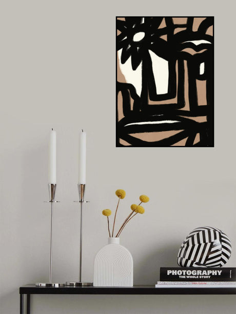 Bold line composition 10 Poster och Canvastavla