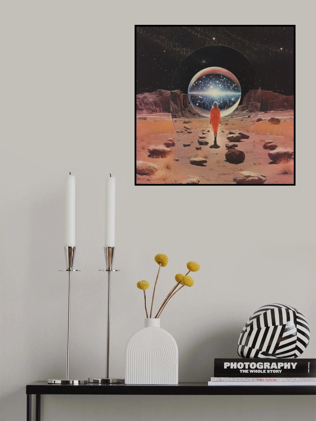 Entering Another Dimension Collage Art Poster och Canvastavla