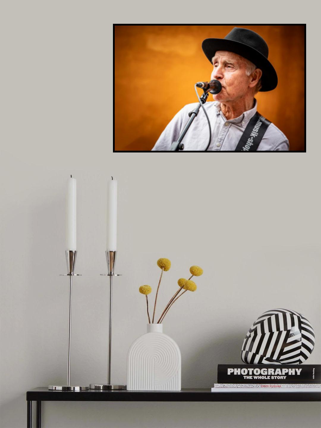The guitarist Poster och Canvastavla
