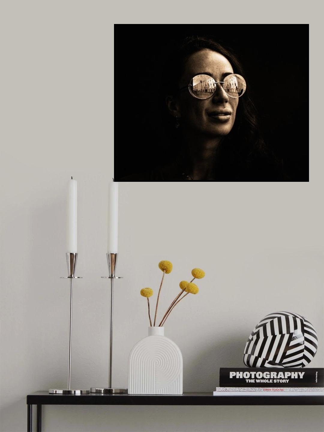 Golden lady Poster och Canvastavla