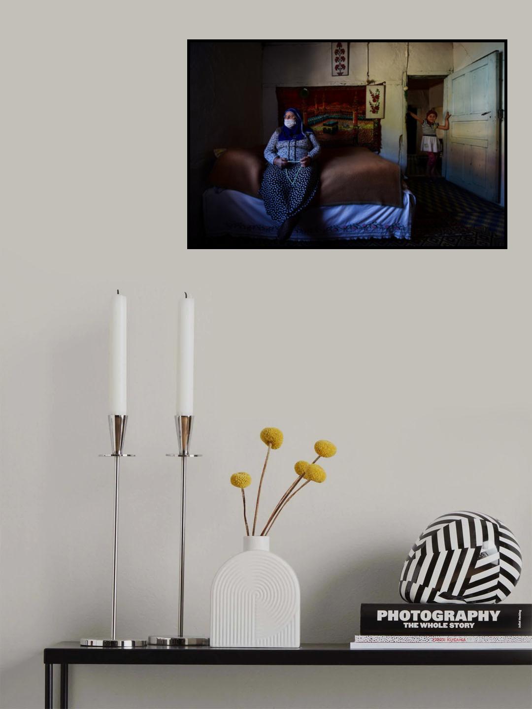 Covid Lockdown Poster och Canvastavla