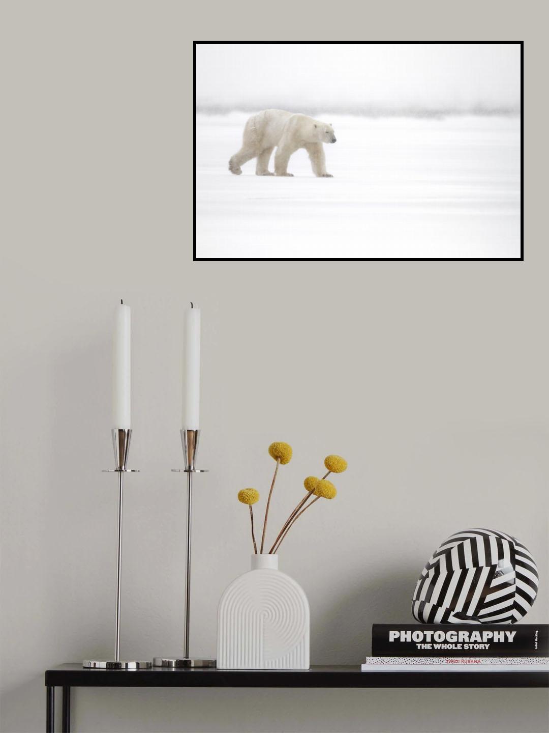 Walking in the snow Poster och Canvastavla