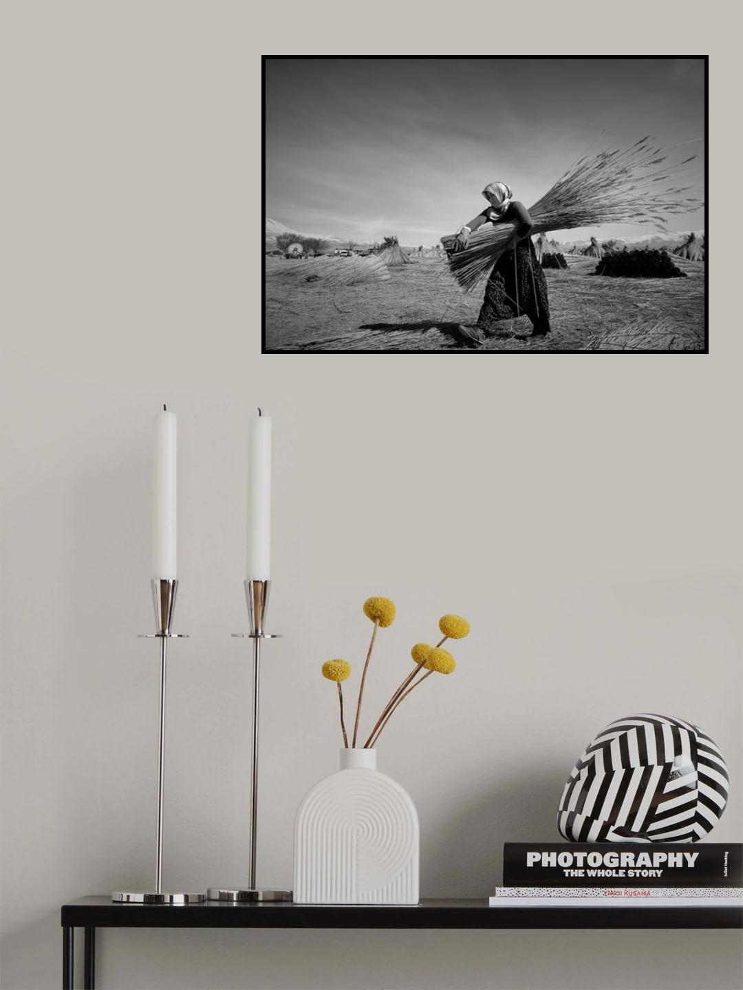workwoman Poster och Canvastavla