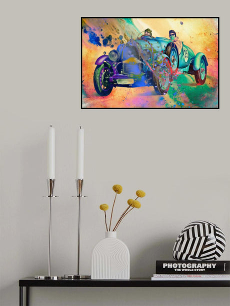 Vintage car 1 Poster och Canvastavla