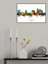 Lexington Kentucky Skyline Poster och Canvastavla