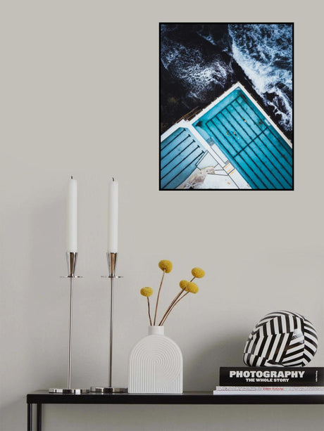 Most famous ocean pool in Australia Poster och Canvastavla