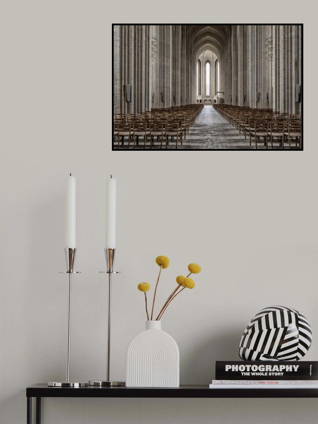 Grundtvigs church Poster och Canvastavla