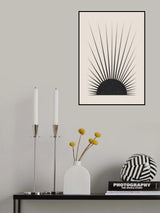 Minimal Sun Poster och Canvastavla