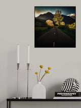 sunset on the road Poster och Canvastavla