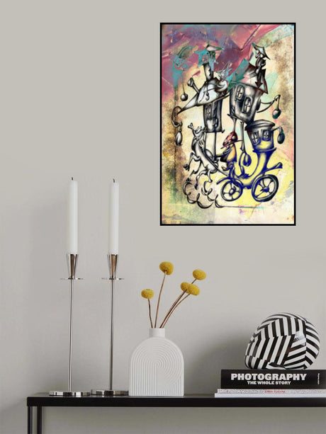 a mushroom cabbie art Poster och Canvastavla