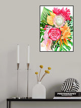 Celia tropical bouquet Poster och Canvastavla