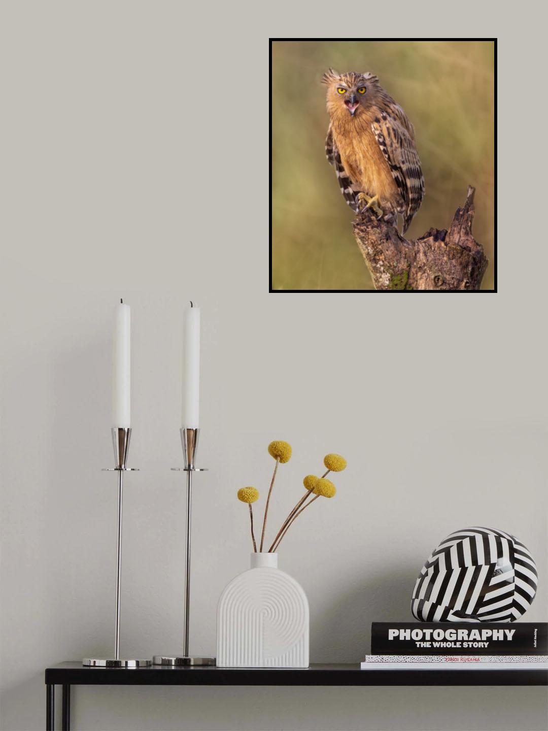 The Buffy and his food Poster och Canvastavla