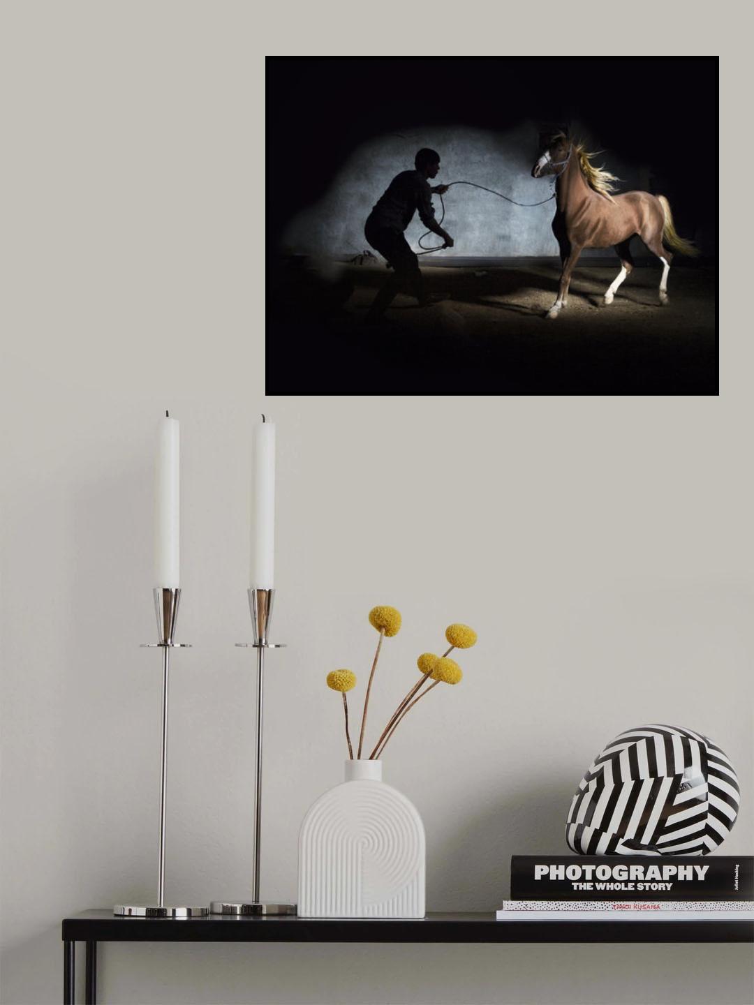 Horse Poster och Canvastavla