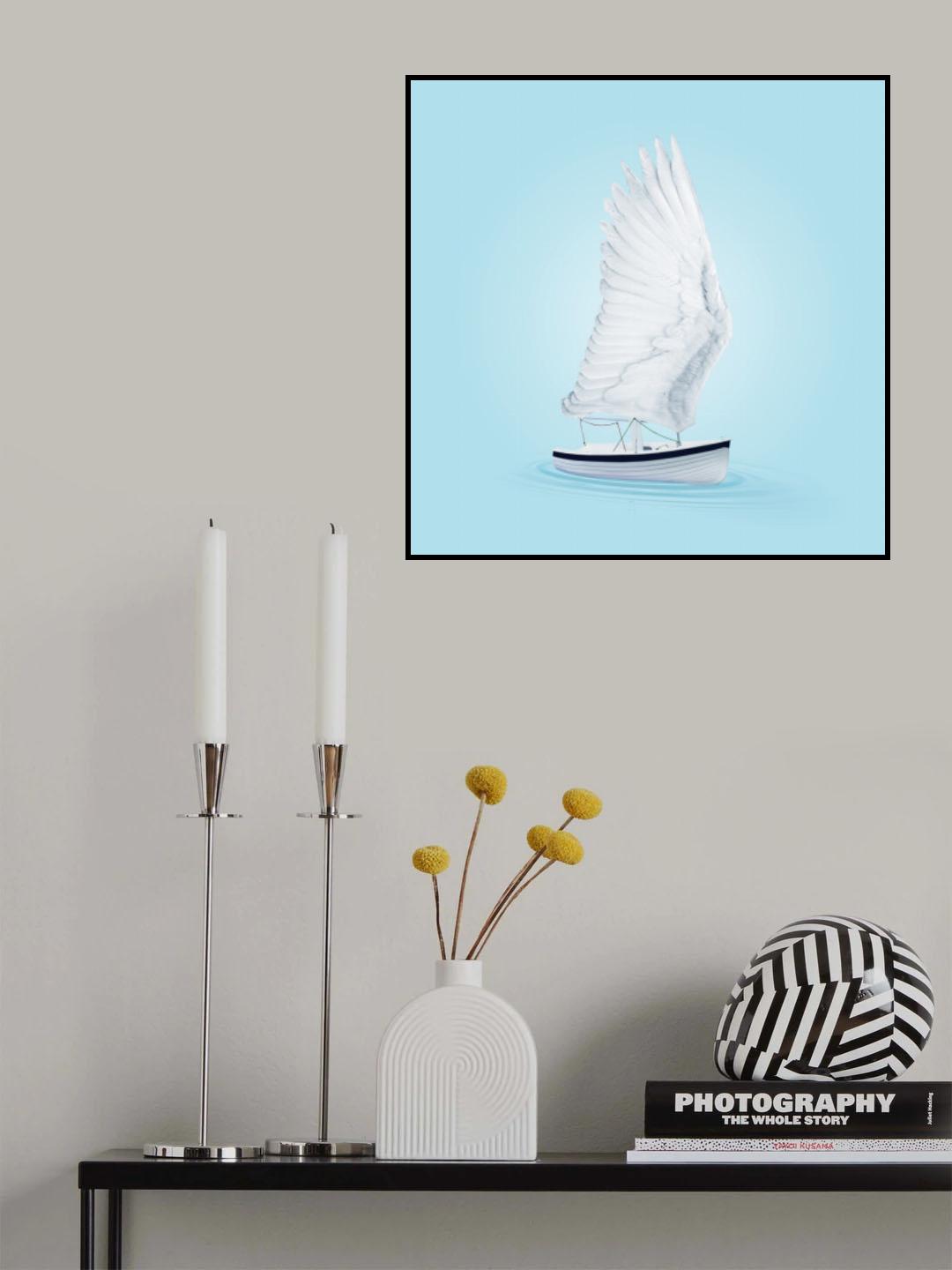 Wing Boat Poster och Canvastavla