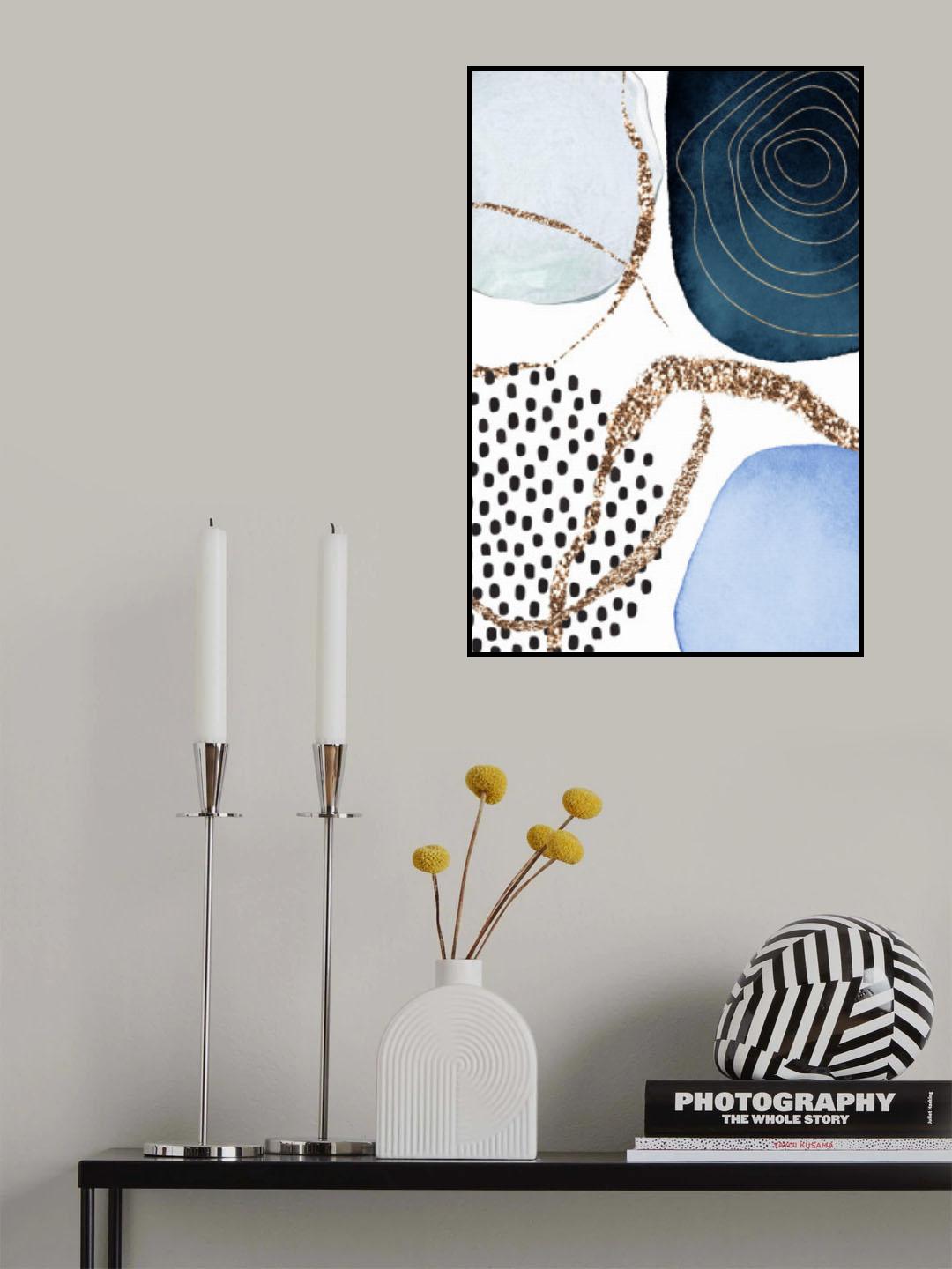 Aesthetic Blues-1 Poster och Canvastavla